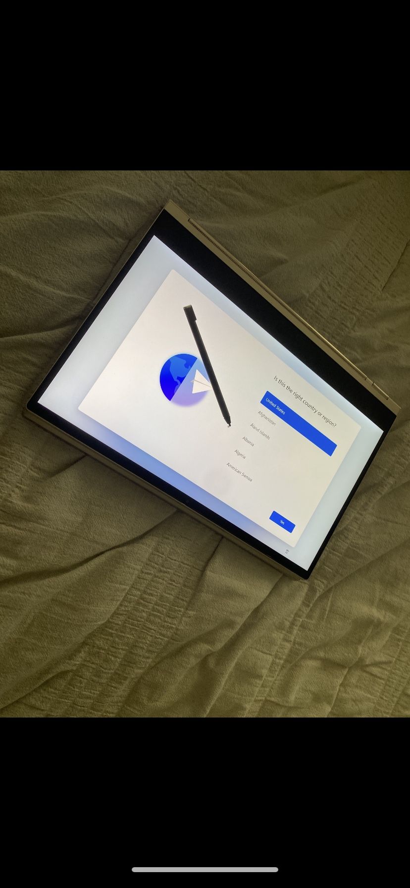 Lenovo 2 In 1 Laptop Win 11 256g Ssd Touch With Stylist 
