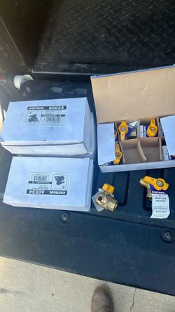 Brass Angle Gas Ball Valve $10 Each