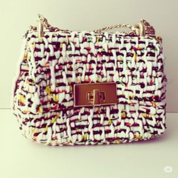Stylish Kate Spade Tweed Crossbody Bag -  New!