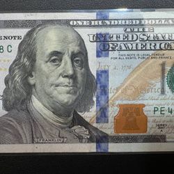 $100 bill note fancy serial number extremely cool repeater note 2017