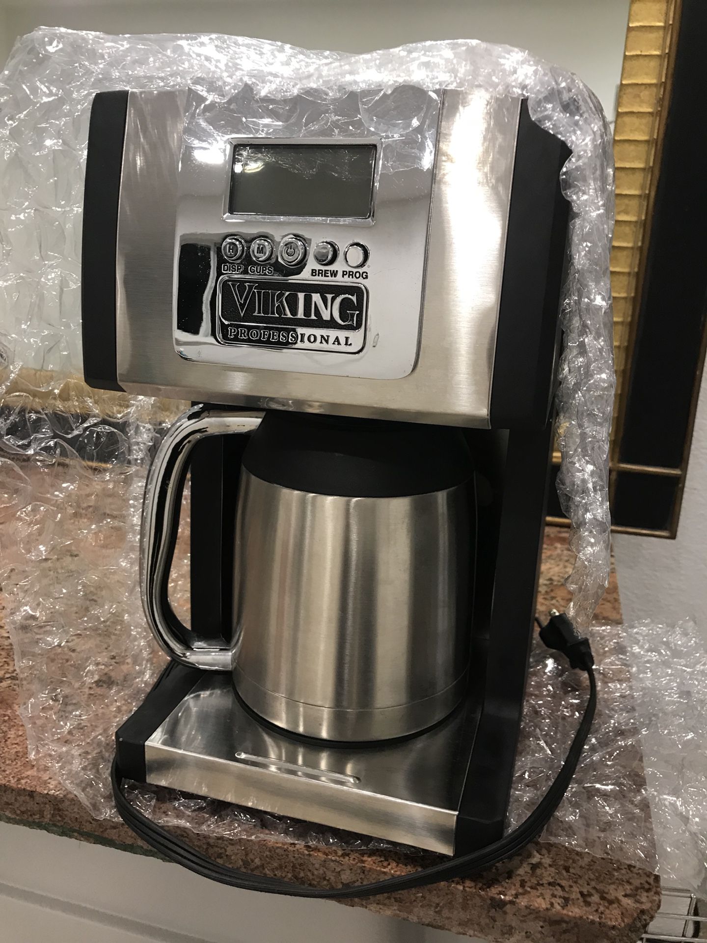 Viking Professional 12 Cup Coffee Maker VCCM12BK Stainless Steel