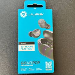 JLab Go Air POP True Wireless Bluetooth Earbuds & Charging Case. Microphone New