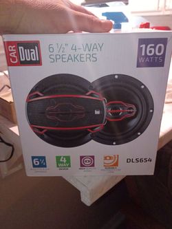 Dual DLS654 6.5" 4-Way Car Speakers