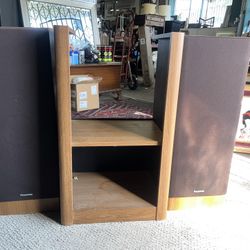 Panasonic Speakers SB-ZR620 & Audio Rack 