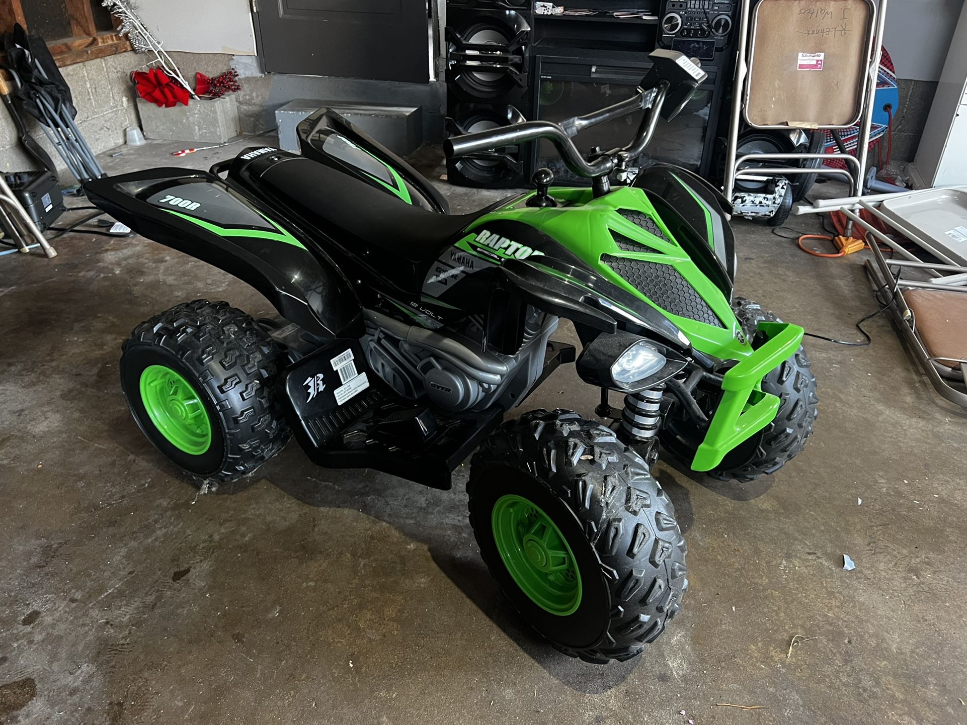 Yamaha Raptor Power Wheels V12