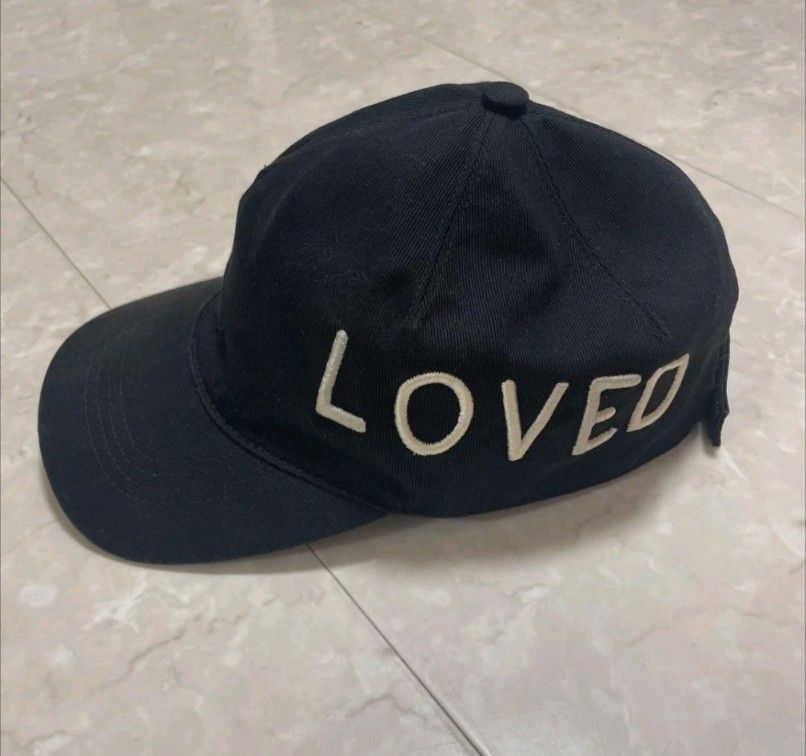 GUCCI LOVED Embroidery Hat Cap Black