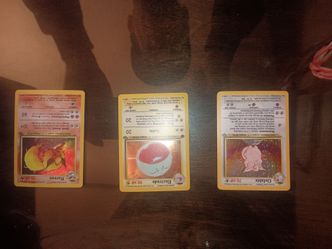 Pokemon 1999 Halo Cards