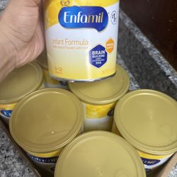 ENFAMIL BABY FORMULA (7 CANS)