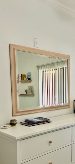 Mirror & Floating Shelves