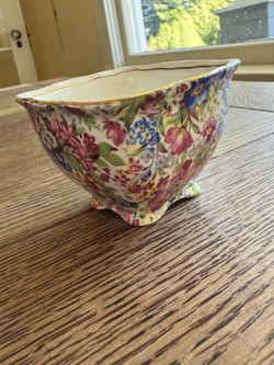 Royal Winton Grimwades Chintz Square Sugar Bowl  