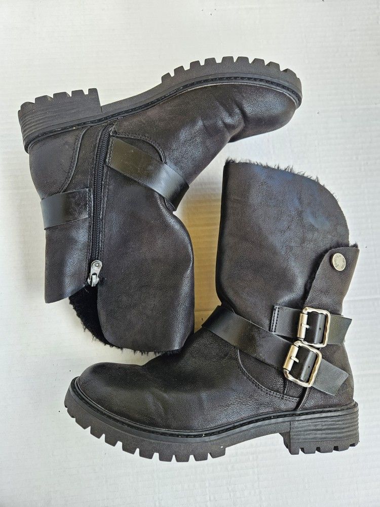 BLACK BOOTS WOMAN by BLOWFISH MALIBU*FIRM PRICE*