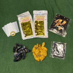 New Black & Gold Birthday Decorations