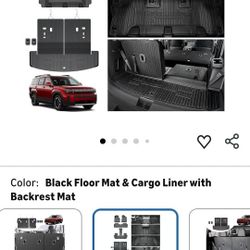 Floor Mats for 2024 2025 2026 Hyundai Santa Fe