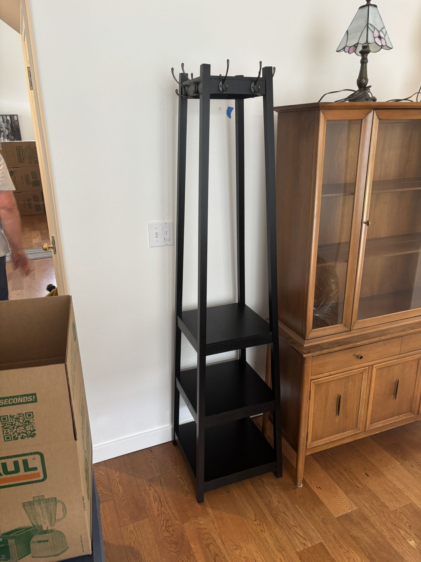 Coat Rack With Shelves