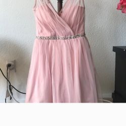 Pink Net Dress Size 5