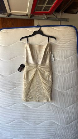 Bebe strapless banded cocktail dress new with tags