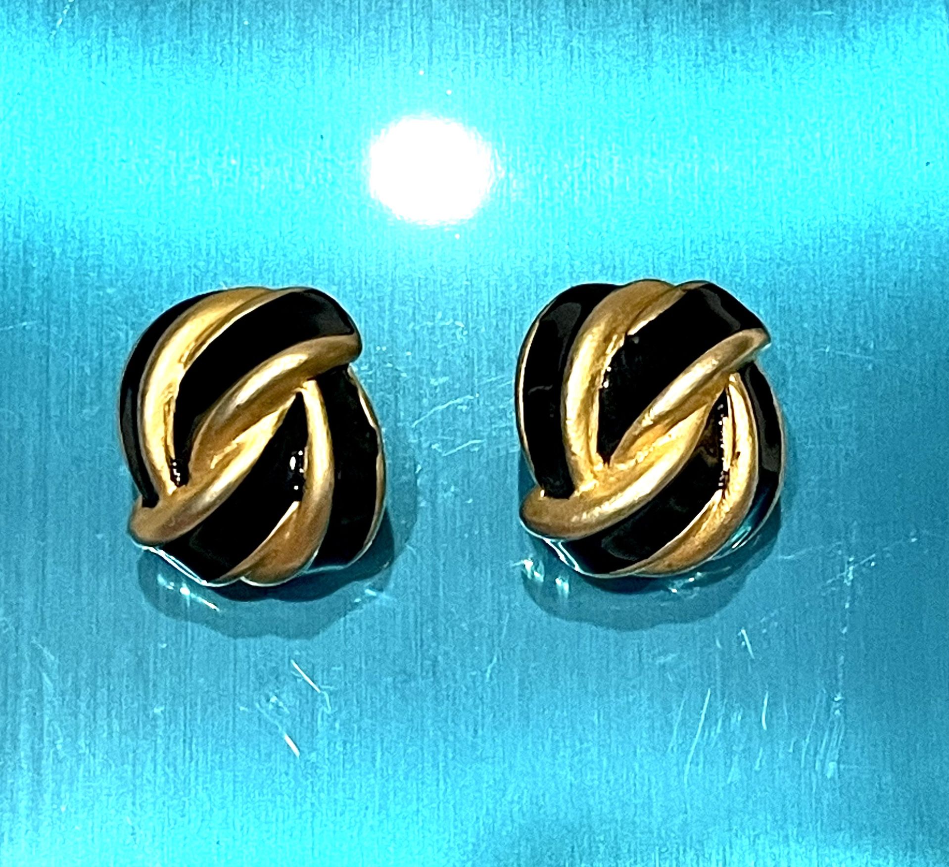 Vintage Givenchy Enameled Earrings