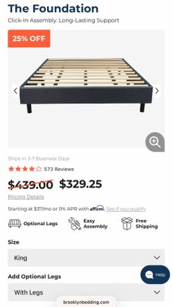 King Bed Foundation