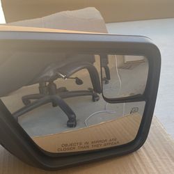 Mirror Heated - Driver Side, With Blind Spot Corner Glass, Textured Black