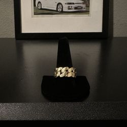 14k Cuban Link Ring