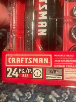 Craftsman 24-Piece SAE Mechanics Tool Set, $25 cash, price is firm!