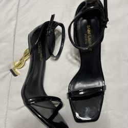 Saint Laurent YSL Womens Heels Size 8 US = Size 38 EU Brand New W Box & Dust Bag