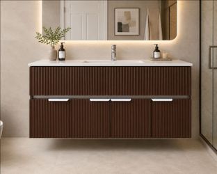 48 "Floating Bathroom Vanity with Sink