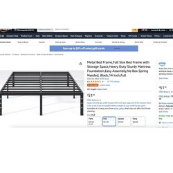 14-inch Bed Frame Condition: 90% new 