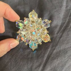 Vintage Crystal Broach