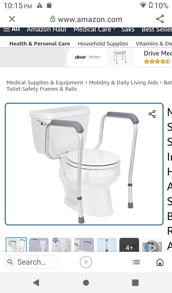 TOILET SAFETY RAILS