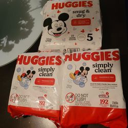 Huggies Size 5 And Wipes