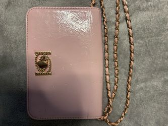 Bebe Pink Patent Leather WOC Bag