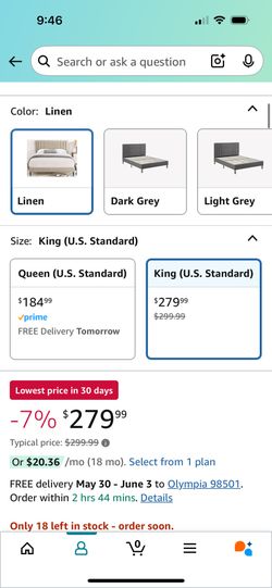 King Size Bed Frame