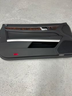 Car Interior Door Panel with Wood Trim