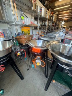 Outdoor Propane Burner with Wok Stand/ nuevo quemador con vase i cazo