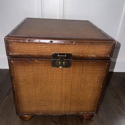 Bohemian Boho Bamboo Rustic Trunk Hope Chest
