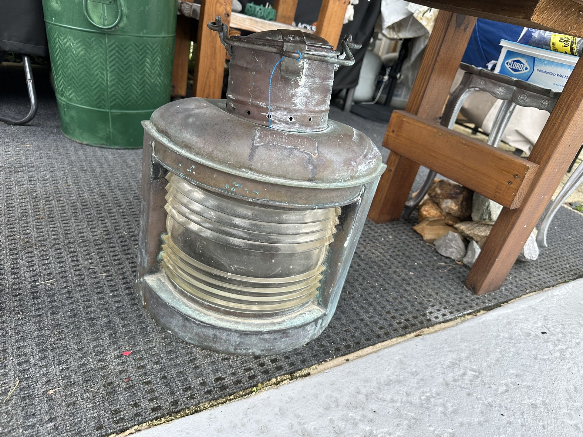Antique Starboard Lantern