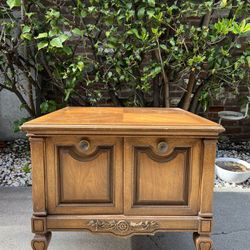 Vintage Wood Side Table