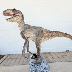 Cast Aluminum Raptor  Statue 