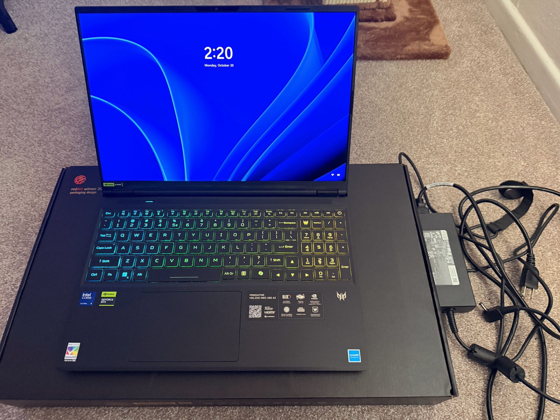 Acer Predator Helios 16S | OLED | RTX 5070 Ti | Intel Core Ultra 9 | 32 GB DDR5