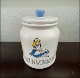 Disney Alice in Wonderland Rae Dunn Cookie Jar - NEW