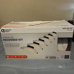 Recessed light led kit 6pcs