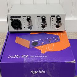 SYNIDO LiveMix Solo USB Audio Interface 