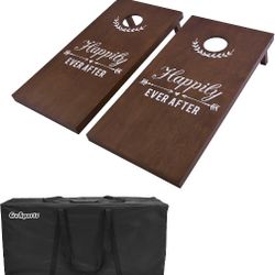 Wedding Cornhole Set With Bean Bags