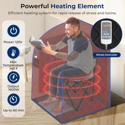 SereneLife Portable Infrared Sauna – At-Home Spa Experience