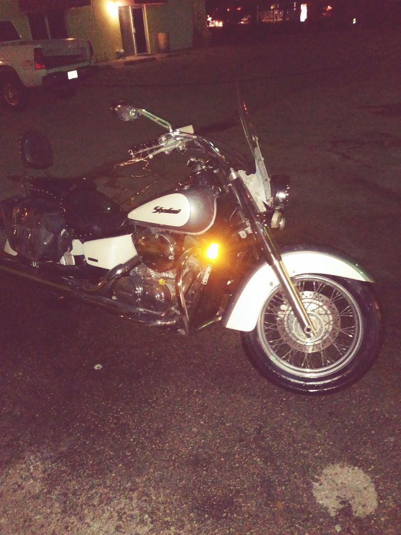 Honda shadow motorcycle
