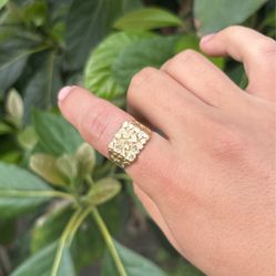Gold Nugget Ring