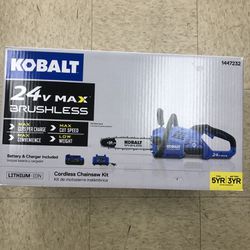 Kobalt 24v Max Cordless Chainsaw Kit