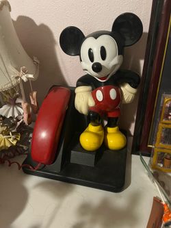 Vintage Mickey Mouse Landline Phone 1993