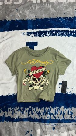 ed hardy crop top